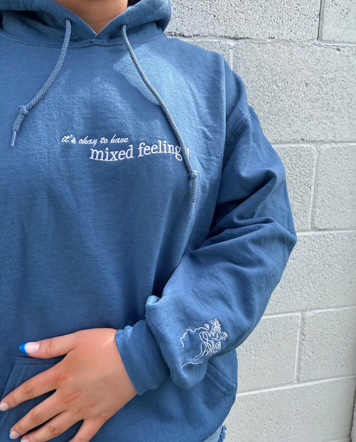 it's okay to have mixed feelings hoodie