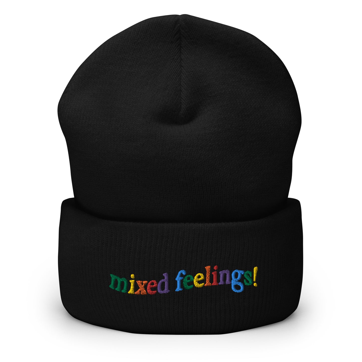 rainbow of emotions beanie