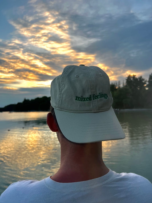 mixed feelings baseball hat